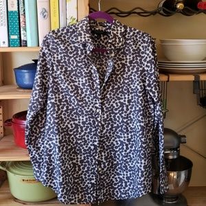 Banana Republic Dillon Shirt printed blouse.
